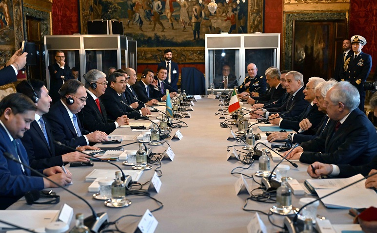 Мемлекет басшысы Қасым-Жомарт Тоқаев Италия Президенті Серджо Маттарелламен келіссөз жүргізді