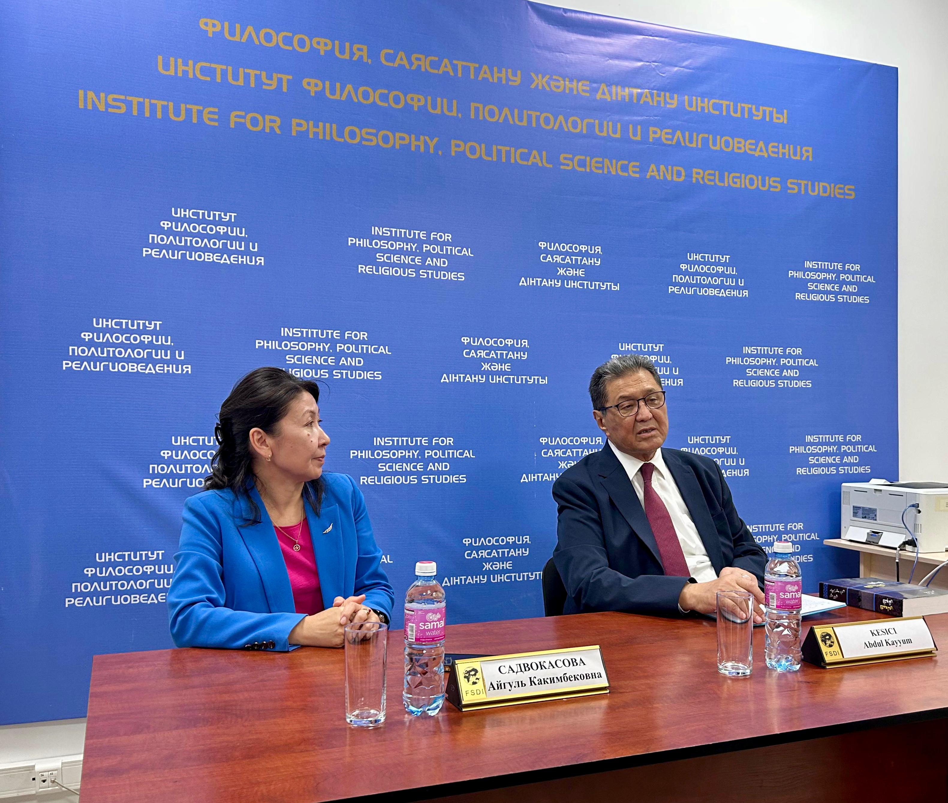 Қазақ диаспорасының көрнекті өкілі Кайуум Кесішімен кездесу