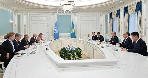 Состоялись переговоры Президента Касым-Жомарта Токаева с Генеральным секретарем ООН Антониу Гутерришем