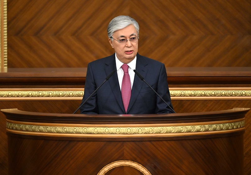 Выступление Главы государства Касым-Жомарта Токаева на открытии первой сессии Парламента VIII созыва