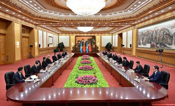 President of Kazakhstan Kassym-Jomart Tokayev and President of the People's Republic of China Xi Jinping held talks