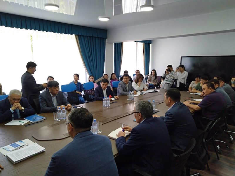 Встреча с трудовым коллективом ГКП «Холдинг Алматы су»